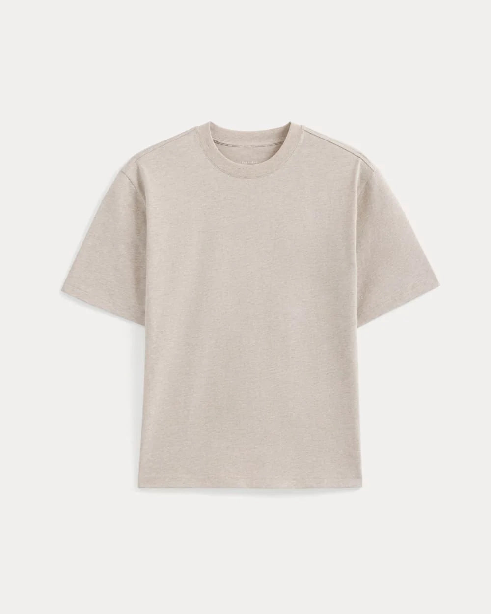 KumsFashions Archive Relaxed-Fit Cotton Crew | Heathered Oatmeal