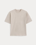 KumsFashions Archive Relaxed-Fit Cotton Crew | Heathered Oatmeal