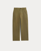KumsFashions Baggy Chino in Olive - 32L Comfort Stretch
