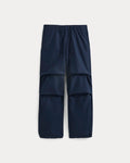 KumsFashions Baggy Parachute Pant – Deep Navy