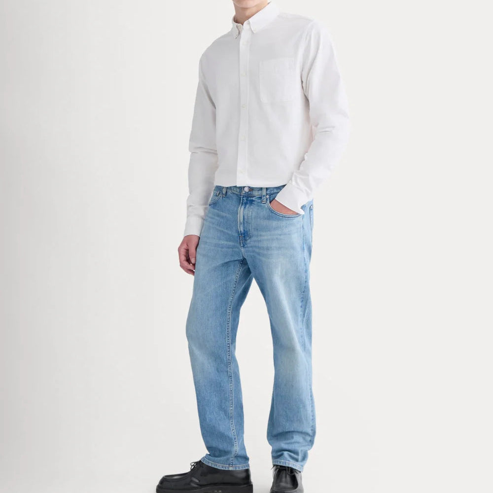 KumsFashions Classic Oxford Shirt | White | Standard Fit