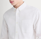 KumsFashions Classic Oxford Shirt | White | Standard Fit