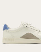 KumsFashions Court Sneaker - Canvas Tan / Bluebell / Trench Coat