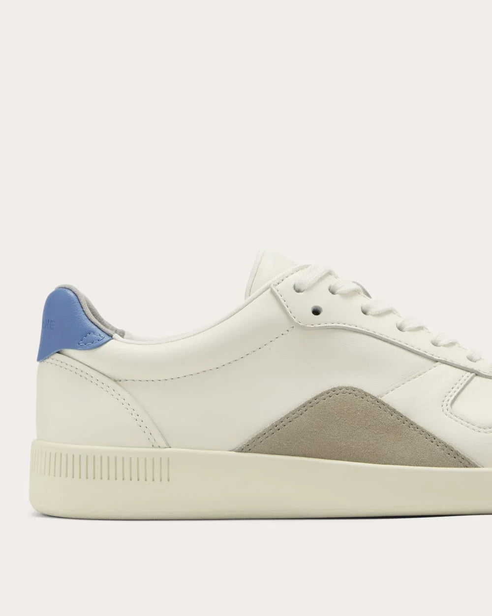 KumsFashions Court Sneaker - Canvas Tan / Bluebell / Trench Coat