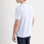 KumsFashions Essential Organic V-Neck Tee - Skywriting Blue