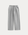 KumsFashions Luxe Fleece Pleated Sweatpant – Vintage Heather Grey