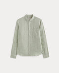 KumsFashions Men's Classic Linen Shirt – Elm Gingham