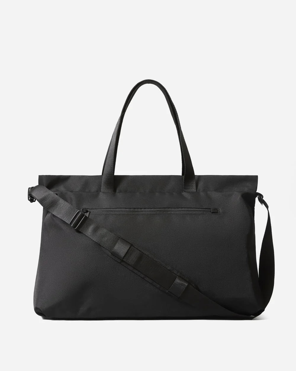 KumsFashions ReNew Transit Weekender in Black - Eco-Friendly Recycled Polyester Duffle Bag