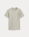 KumsFashions Premium Weight Pocket Tee – Heather Oatmeal