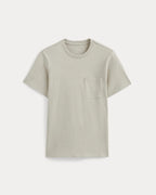 KumsFashions Premium Weight Pocket Tee – Heather Oatmeal