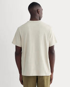 KumsFashions Premium Weight Pocket Tee – Heather Oatmeal
