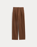 KumsFashions Pull-On Easy Trouser in Toffee – Relaxed Fit Organic Cotton Twill