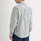 KumsFashions Washed Poplin Shirt | Skywriting Blue Multi