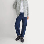KumsFashions Washed Poplin Shirt | Skywriting Blue Multi
